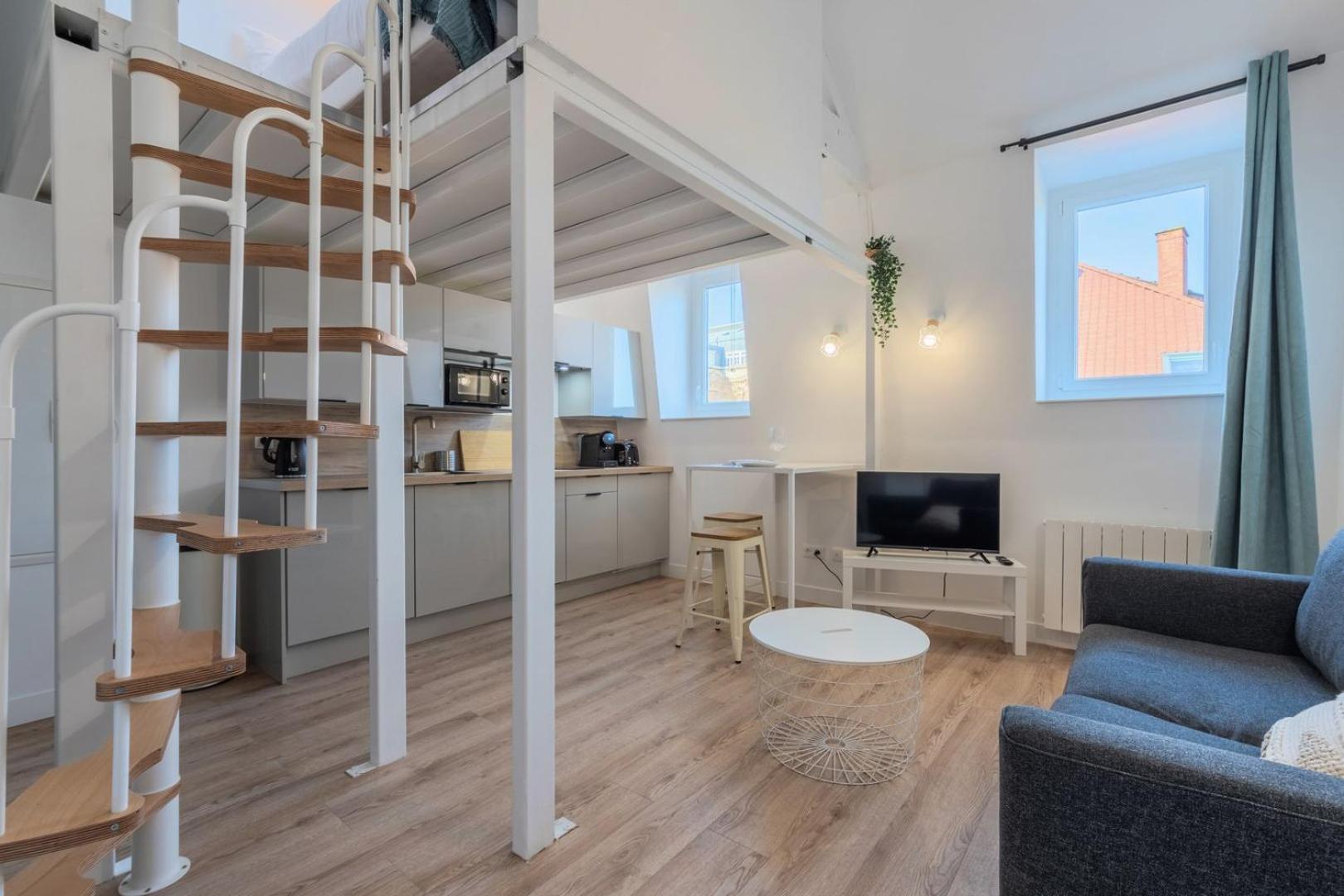 1 Bedroom Duplex Apartment, With Parking Tourcoing Eksteriør bilde